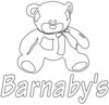 Barnaby Bear colouring in page